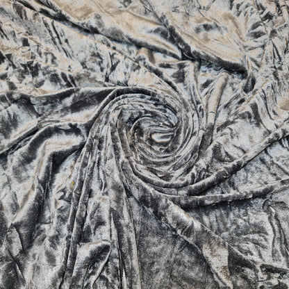 Premium Marble Crushed Velvet Fabric – 58" Wide Solid Colours Medium Weight Stretch Material