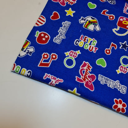 100% Cotton Brushed Flannel Winceyette Fabric – 44" Wide Printed Material for Quilting & Sewing Projects