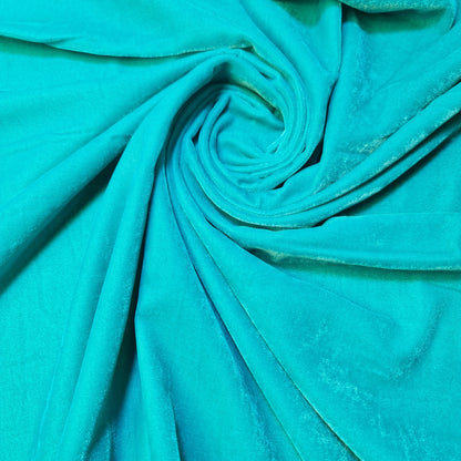 Luxury Three Crown Velvet Fabric (Micro 5000 & 9000) – 44" Wide Plain Solid Colours Non-Stretch Triple Velvet for Dress & Craft