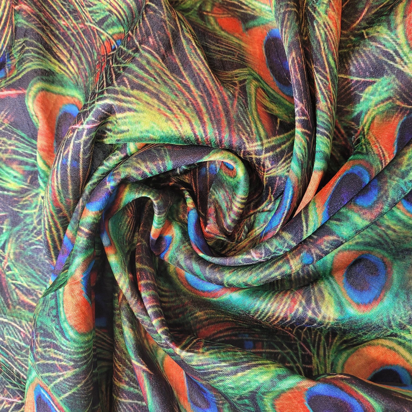 Polyester Faux Raw Silk Digital Print Fabric – 44" Wide Floral, Abstract & Frida Kahlo Inspired Dress, Craft & Quilting