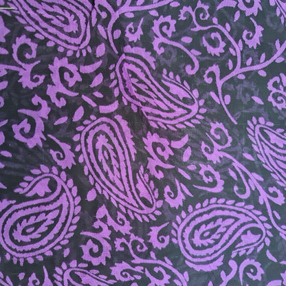 Floral Printed Polyester Georgette and Sheer Chiffon Fabric – Summer Dress Material