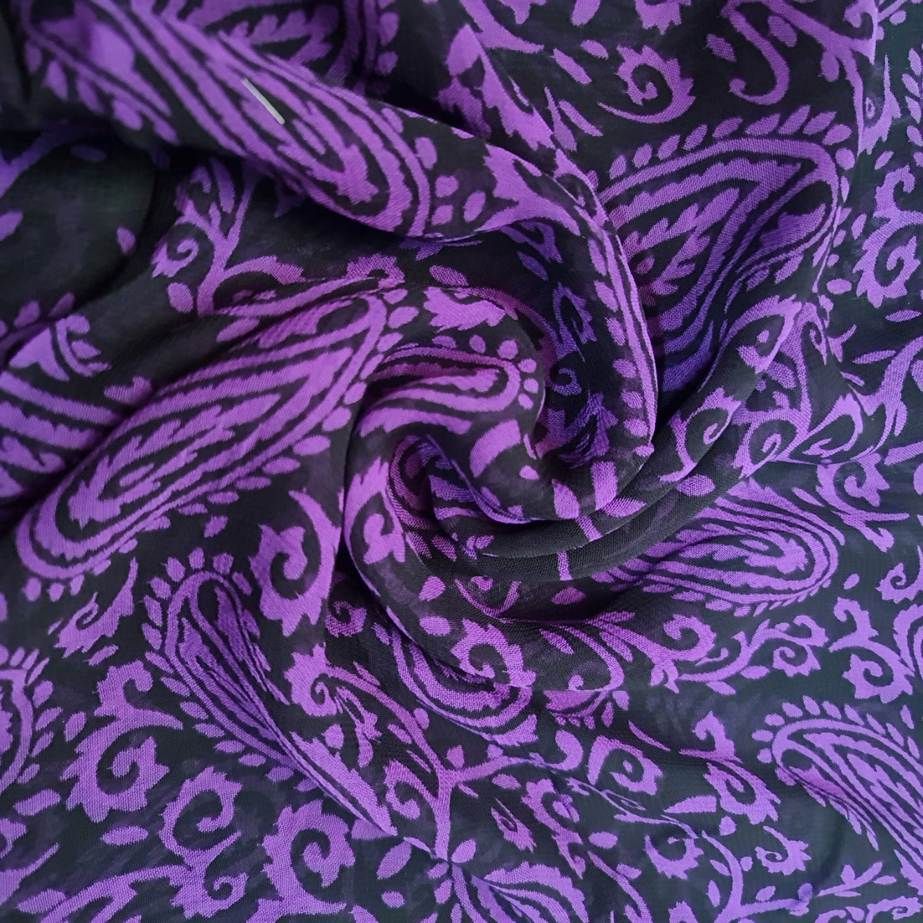 Floral Printed Polyester Georgette and Sheer Chiffon Fabric – Summer Dress Material