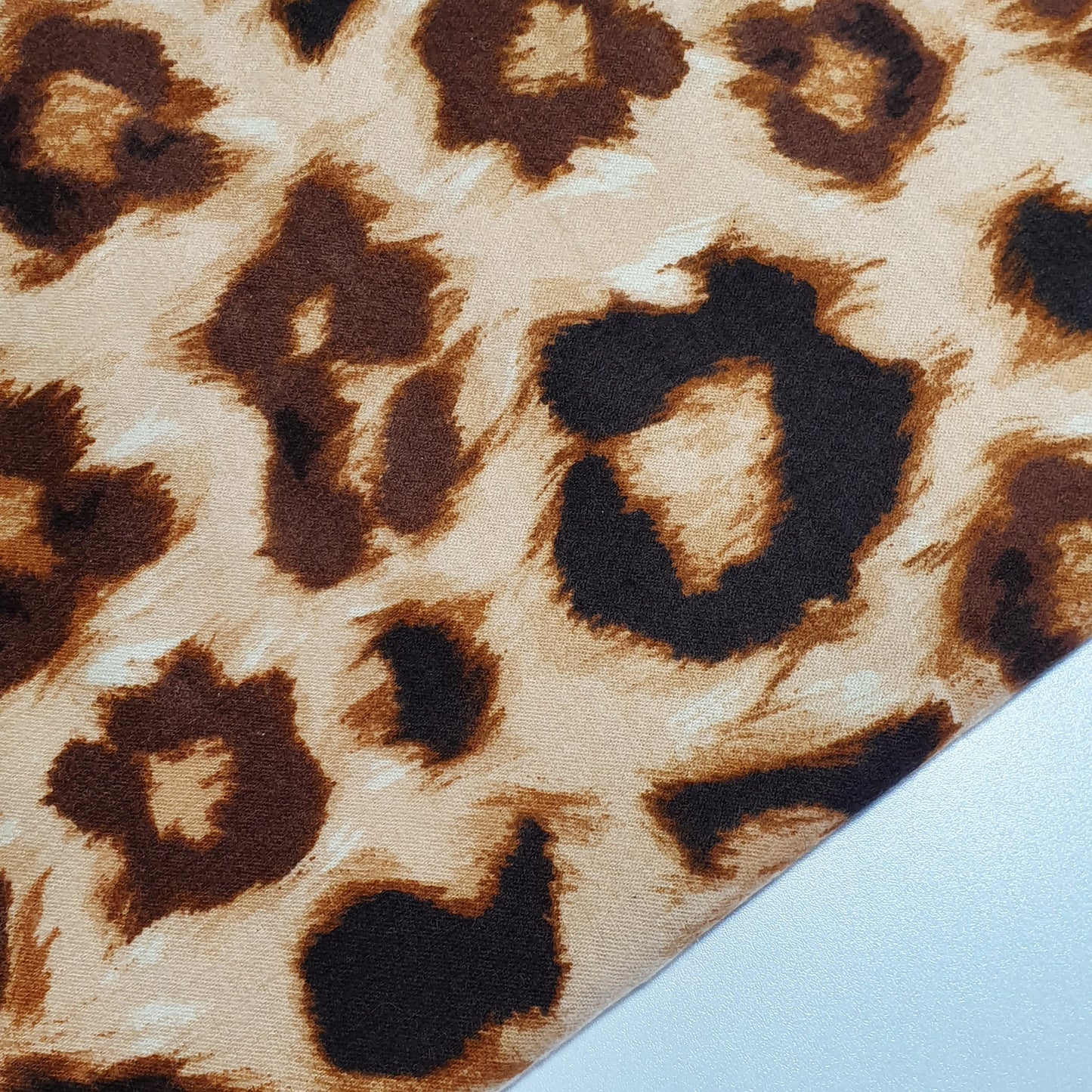 100% Cotton Brushed Flannel Winceyette Fabric – 44" Wide Printed Material for Quilting & Sewing Projects