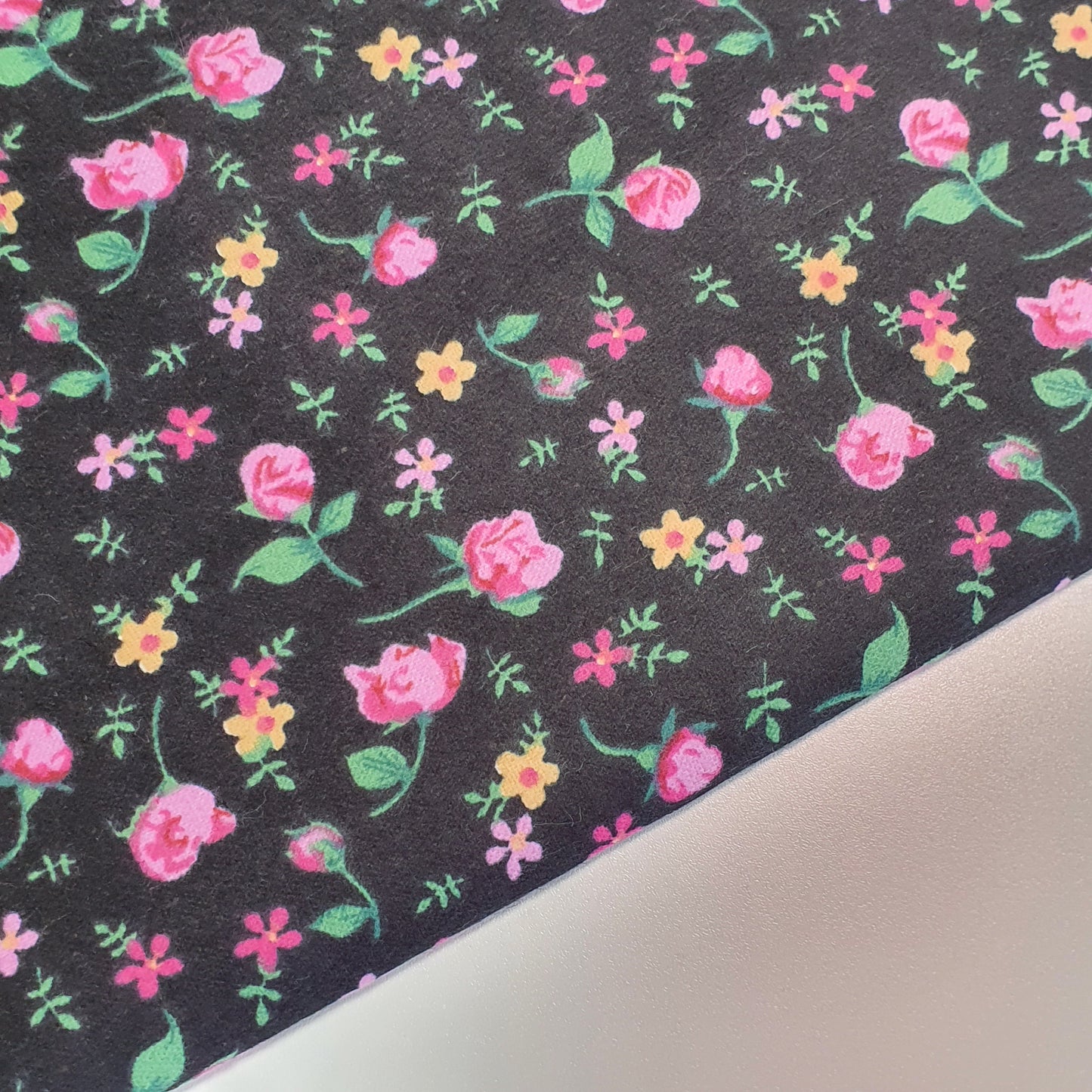 100% Cotton Brushed Flannel Winceyette Fabric – 44" Wide Printed Material for Quilting & Sewing Projects