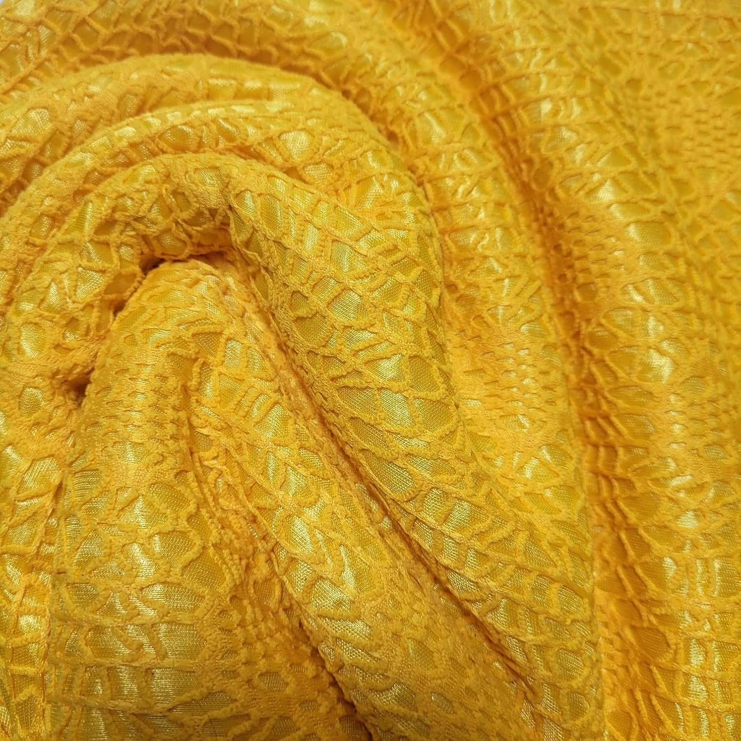 Premium Satin Bonded Lace Fabric | 58" (147cm) Wide Designer Dressmaking & Craft Material – Sold by the Metre