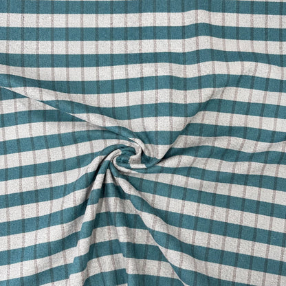 Teal Windowpane Check