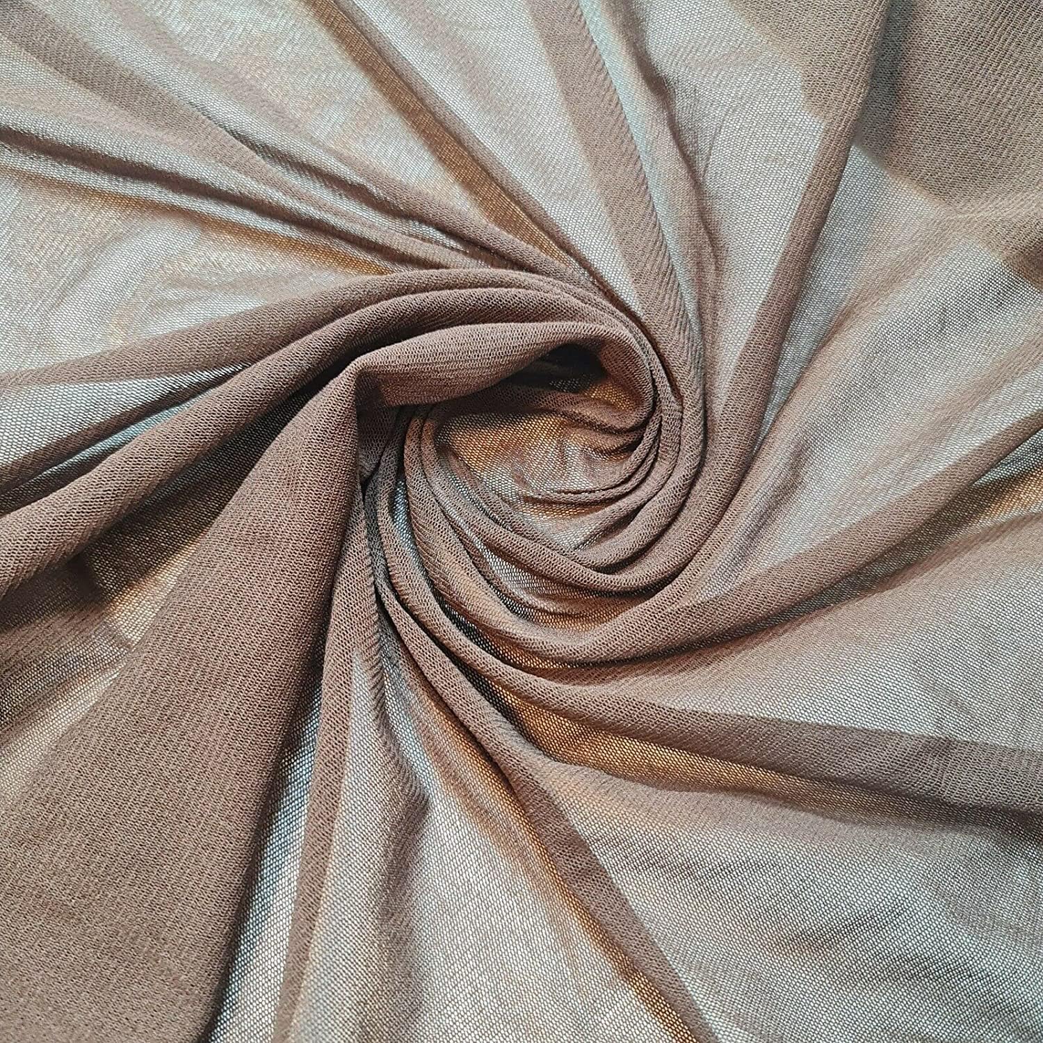 Premium Power Net Fabric | 58" (147cm) Wide 2-Way Stretch Mesh Sheer Lining & Dress Material – Sold by the Metre