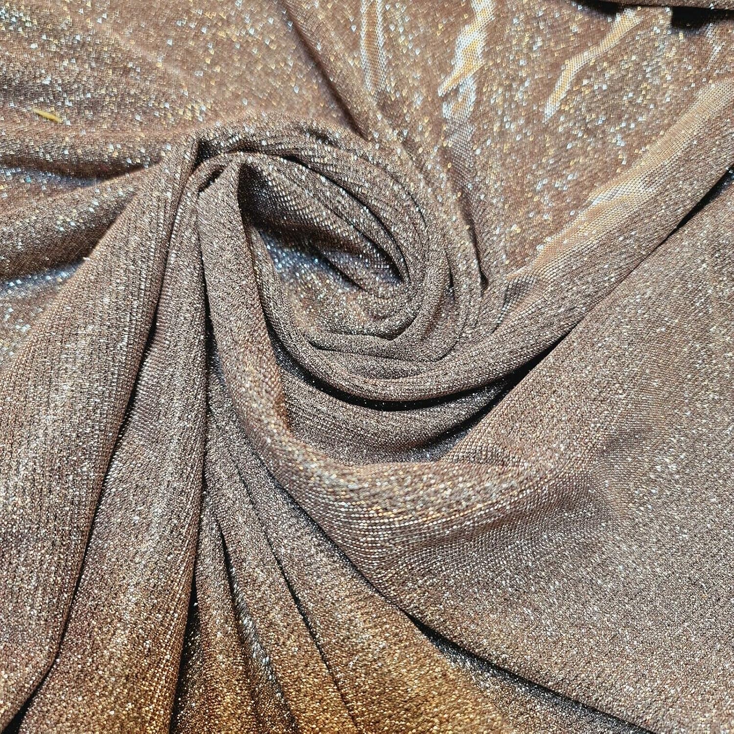 Shimmer Moonlight Stretch Glitter Nylon Fabric | 58" (147cm) Wide Stardust Backdrop, Dress & Craft Material – Sold by the Metre