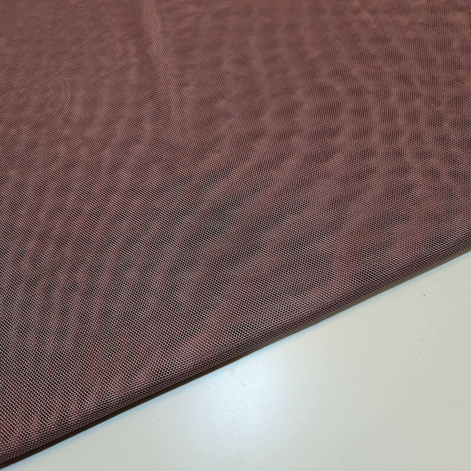 Premium Power Net Fabric | 58" (147cm) Wide 2-Way Stretch Mesh Sheer Lining & Dress Material – Sold by the Metre