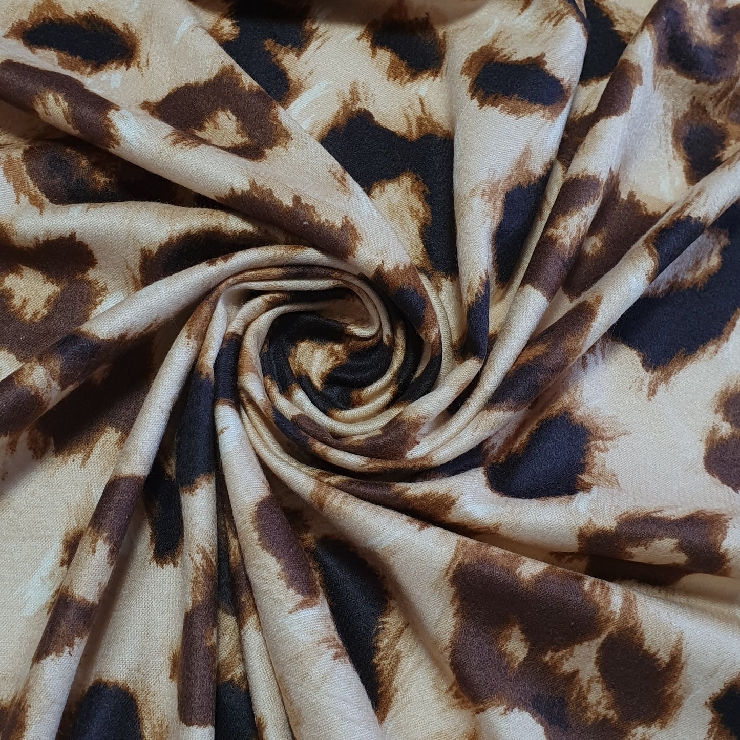 100% Cotton Brushed Flannel Winceyette Fabric – 44" Wide Printed Material for Quilting & Sewing Projects