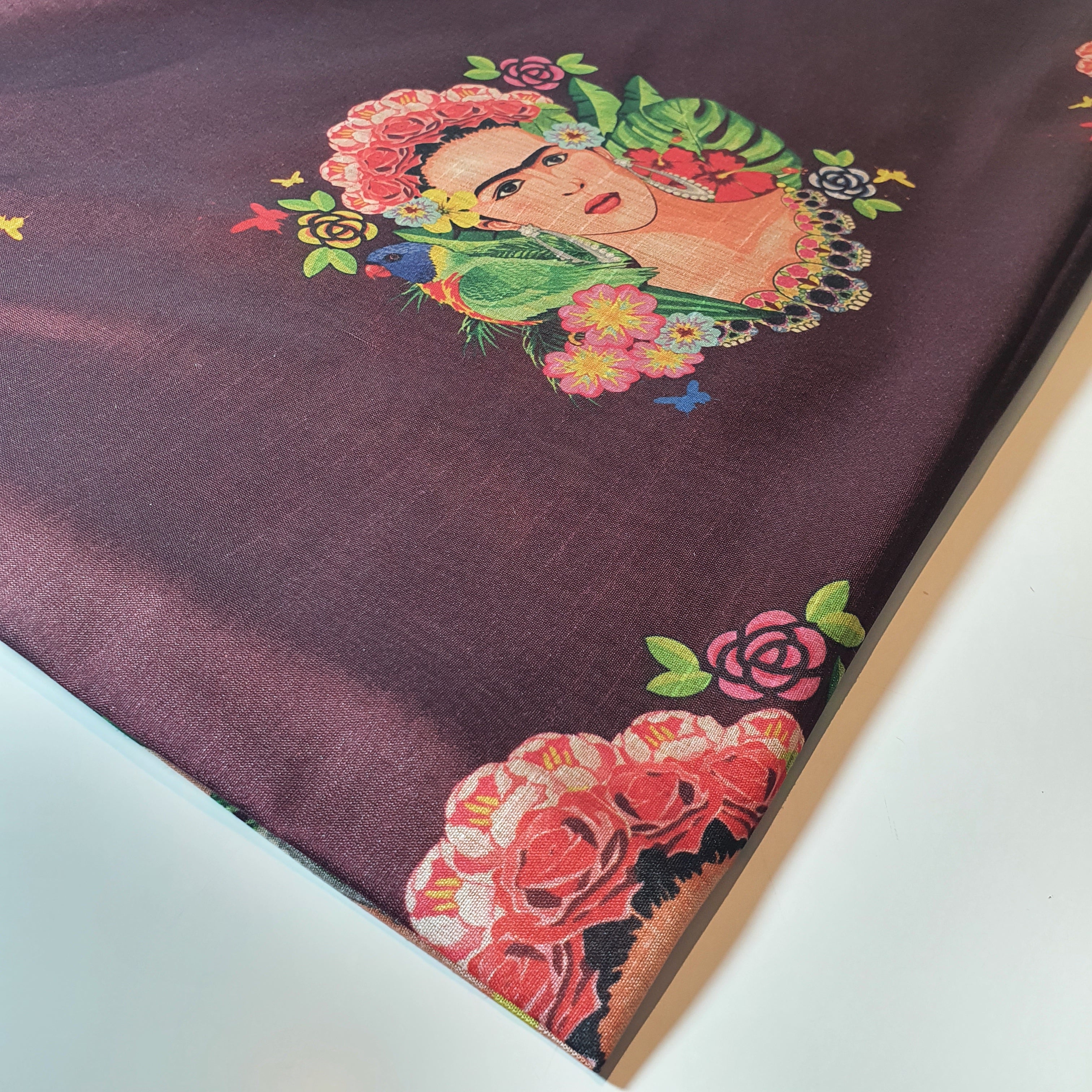 Polyester Faux Raw Silk Digital Print Fabric – 44