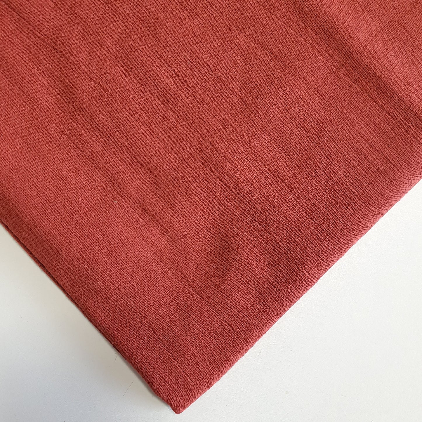 Double Gauze 100% Cotton Fabric – 58" Wide Soft Muslin Material for Dresses, Baby Clothes & Crafts