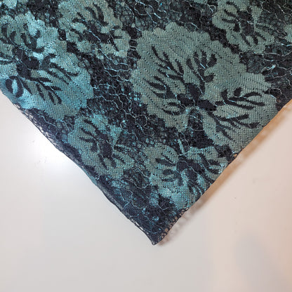 Budget Floral Lace Fabric – Soft Elegant Designer Dress & Craft Material, 58" Wide