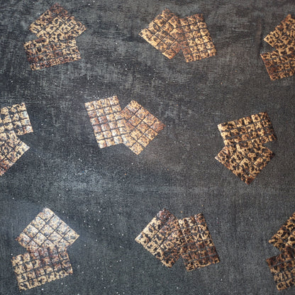 Leopard Foil ITY Lycra Elastane Fabric – 58" Wide Dress & Craft Material by the Meter