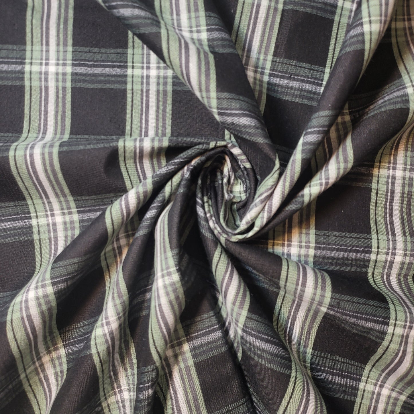 100% Cotton Tartan & Check Plaid Fabric – 58" Wide Stripe Dress, Quilting & Craft Material by the Metre