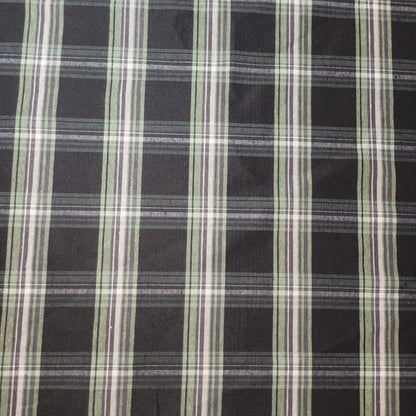 100% Cotton Tartan & Check Plaid Fabric – 58" Wide Stripe Dress, Quilting & Craft Material by the Metre