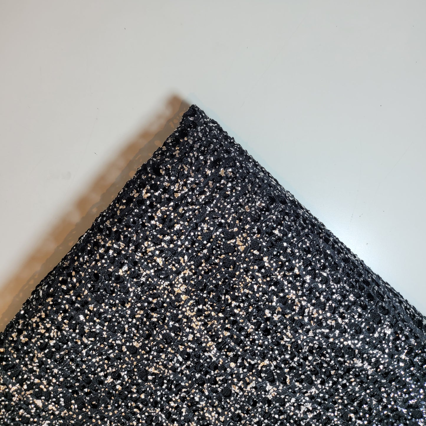 Floral Bridal Lace Fabric – 58" Wide Polyester Mesh & Elastane Blend Dress Material by the Meter