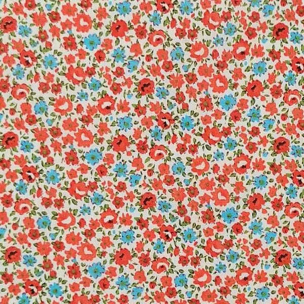 Floral Blossom Printed Polycotton Fabric | 44