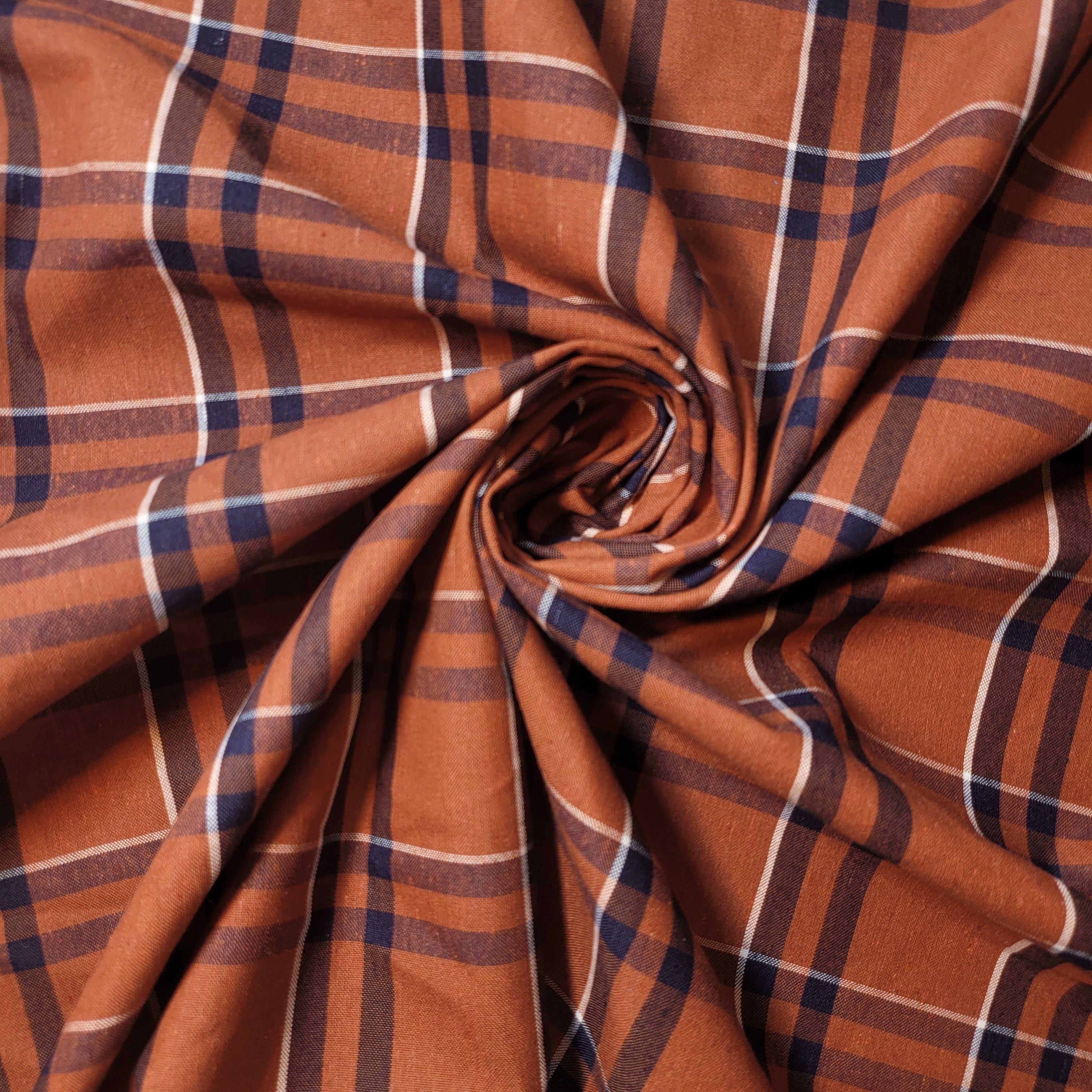 100% Cotton Tartan & Check Plaid Fabric | 58