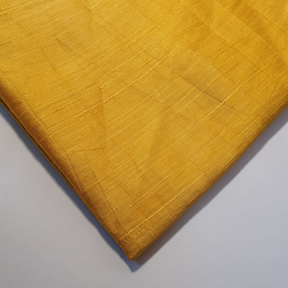 Plain Slub Faux Dupion Raw Silk Fabric – 100% Polyester – 44" Wide Upholstery, Bridal & Craft Material by the Metre