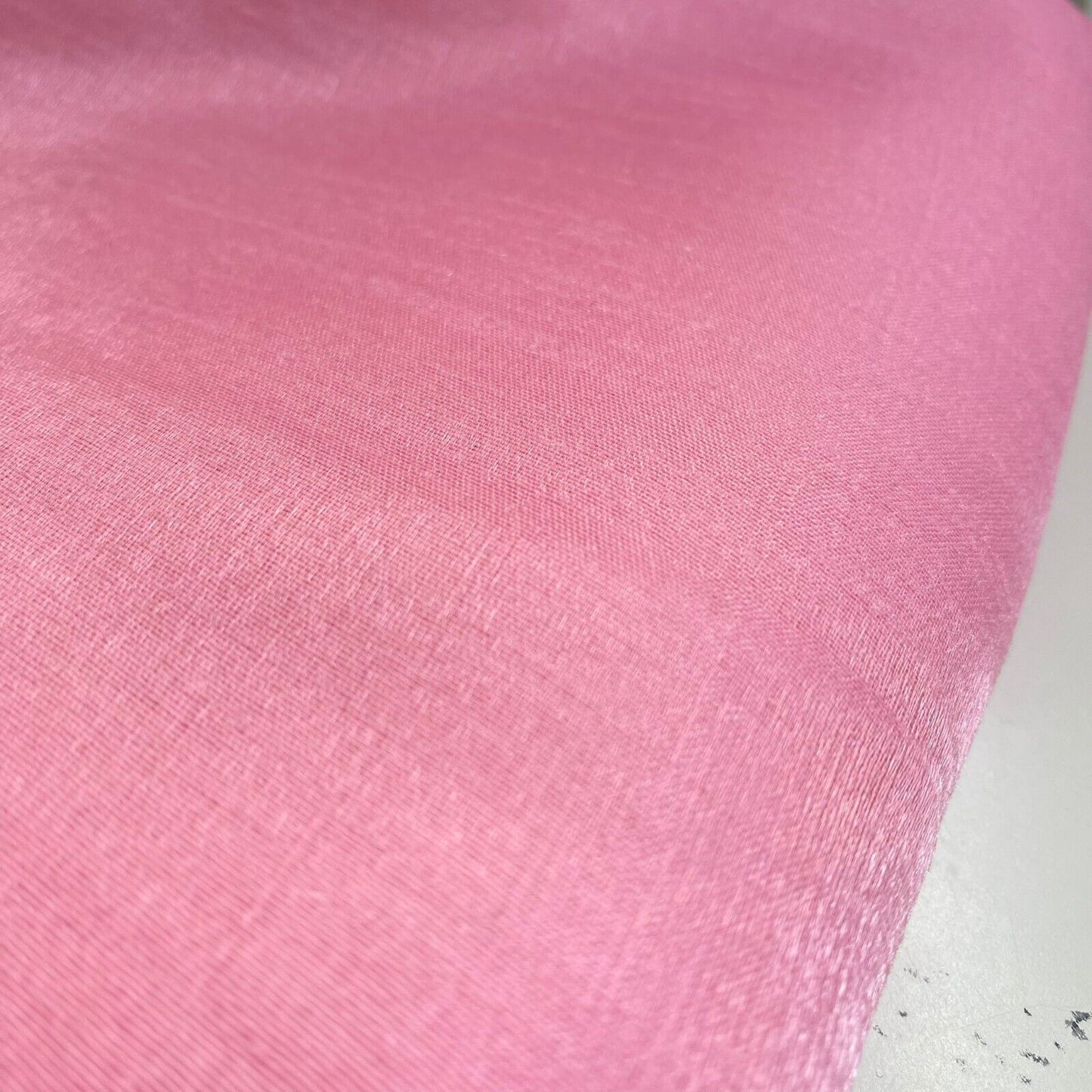 Plain Poly Faux Dupion Silk Fabric – 44" Wide Shiny Dress, Craft & Patchwork Material, 25-Meter Bolt
