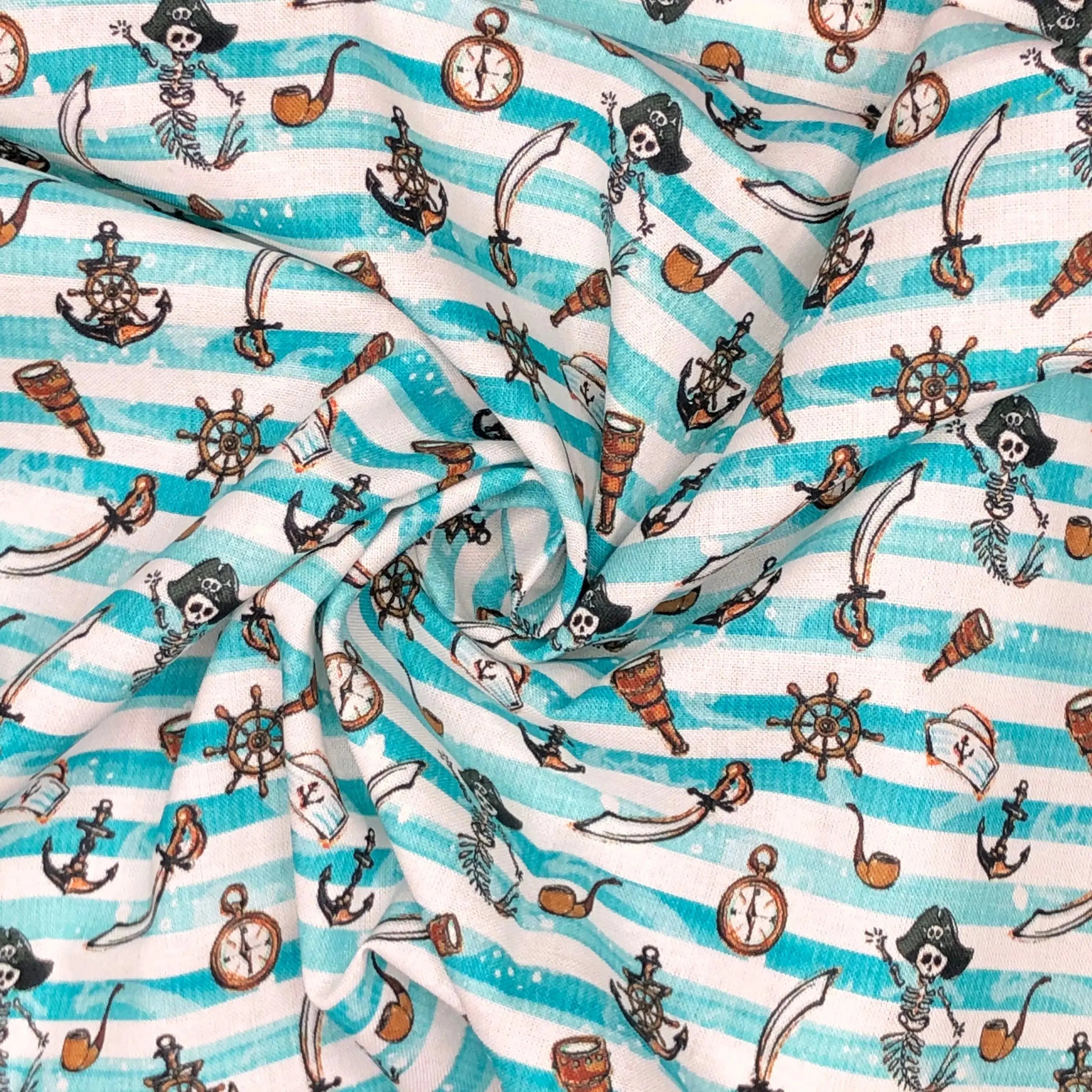 Merboys Digital Printed 100% Cotton Fabric | 150gsm 55