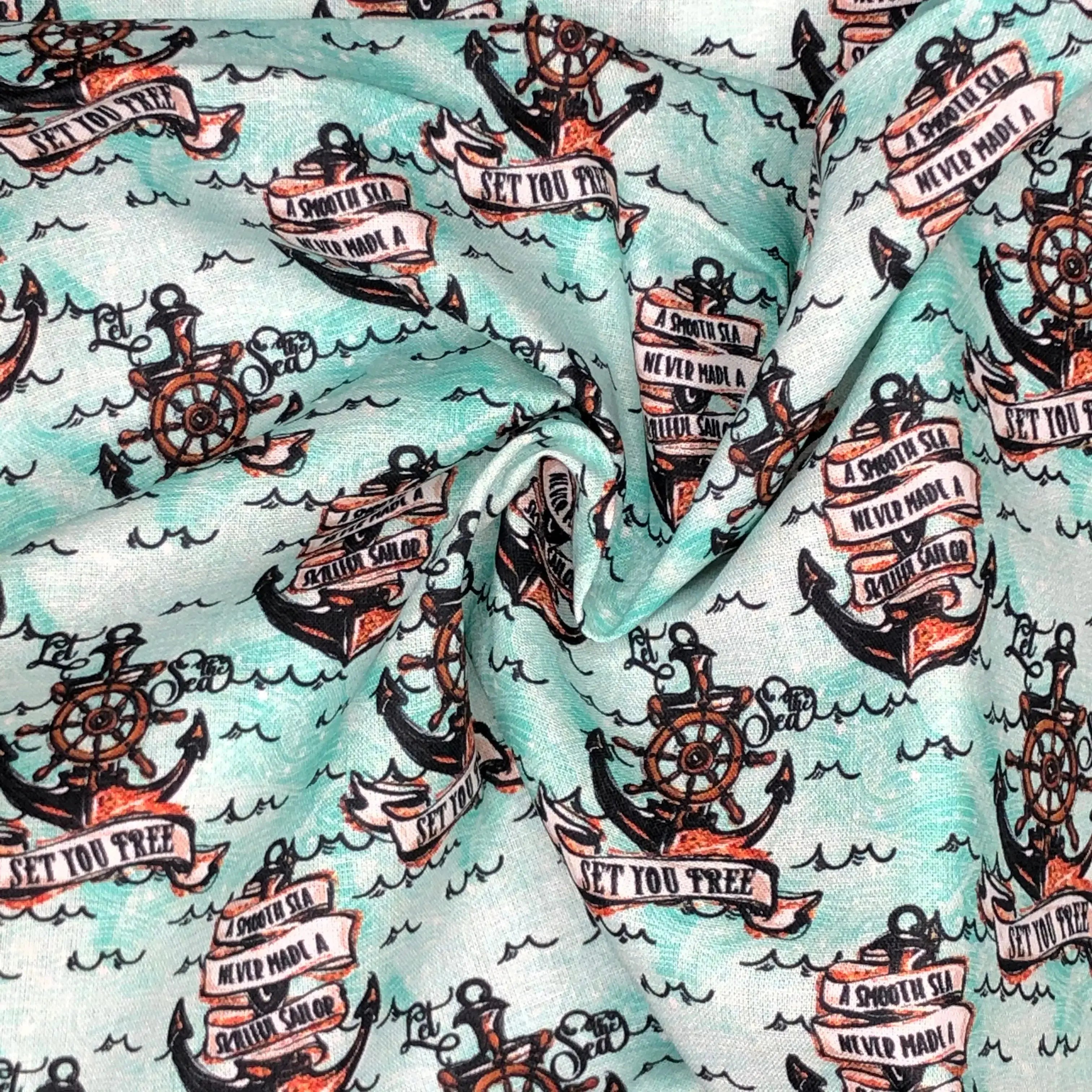 Merboys Digital Printed 100% Cotton Fabric | 150gsm 55