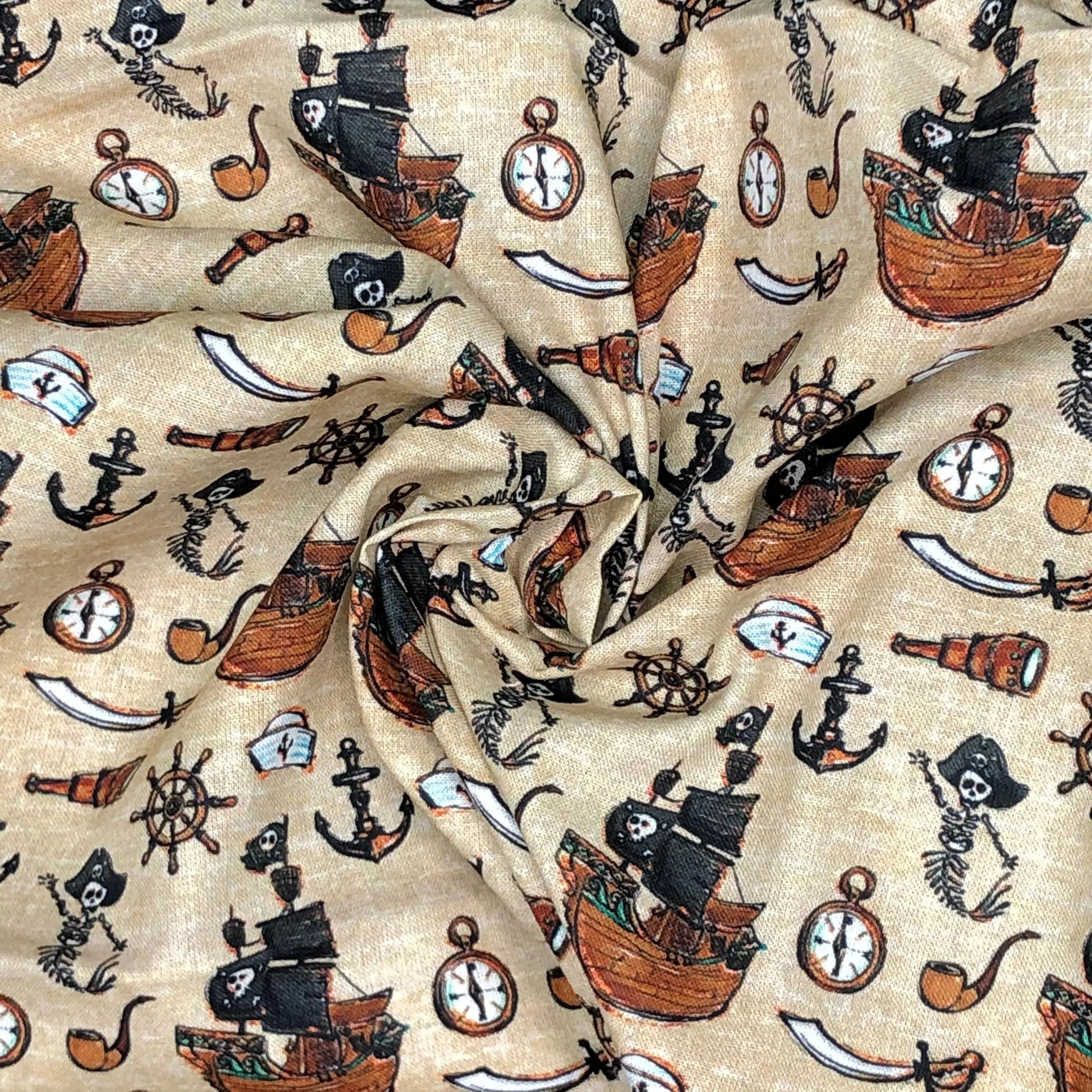 Merboys Digital Printed 100% Cotton Fabric | 150gsm 55