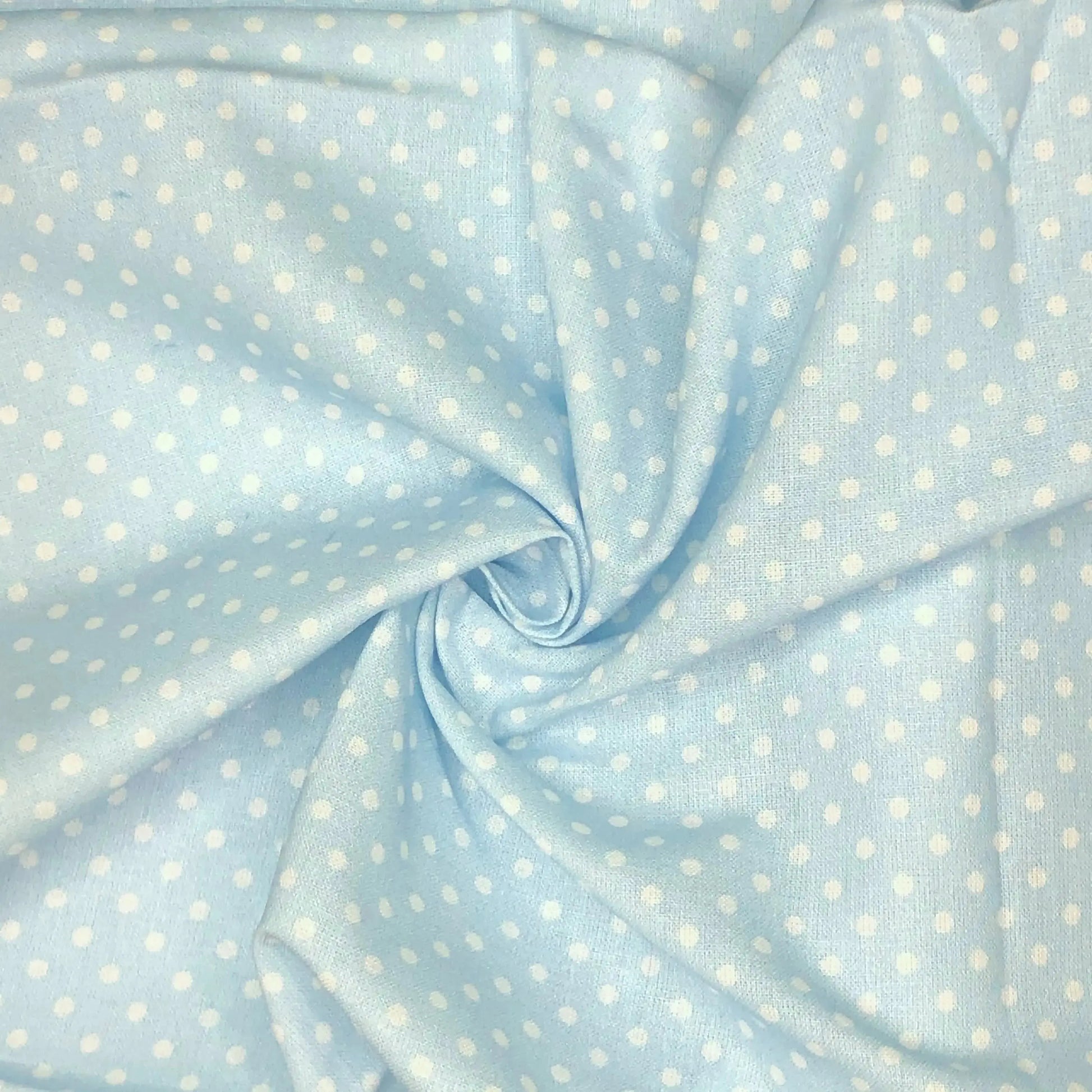 Polka Dot & Sweet Pea Dot Digital Printed 100% Cotton Fabric on Coloured Bases | 150gsm 55" (140cm) Wide | OEKO-TEX® Standard 100 Certified – Sold by the Metre