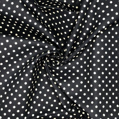 Polka Dot & Sweet Pea Dot Digital Printed 100% Cotton Fabric on Coloured Bases | 150gsm 55" (140cm) Wide | OEKO-TEX® Standard 100 Certified – Sold by the Metre