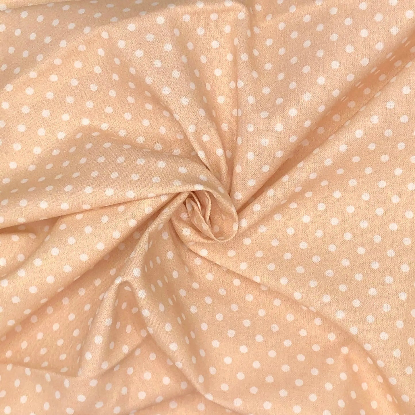 Polka Dot & Sweet Pea Dot Digital Printed 100% Cotton Fabric on Coloured Bases | 150gsm 55" (140cm) Wide | OEKO-TEX® Standard 100 Certified – Sold by the Metre
