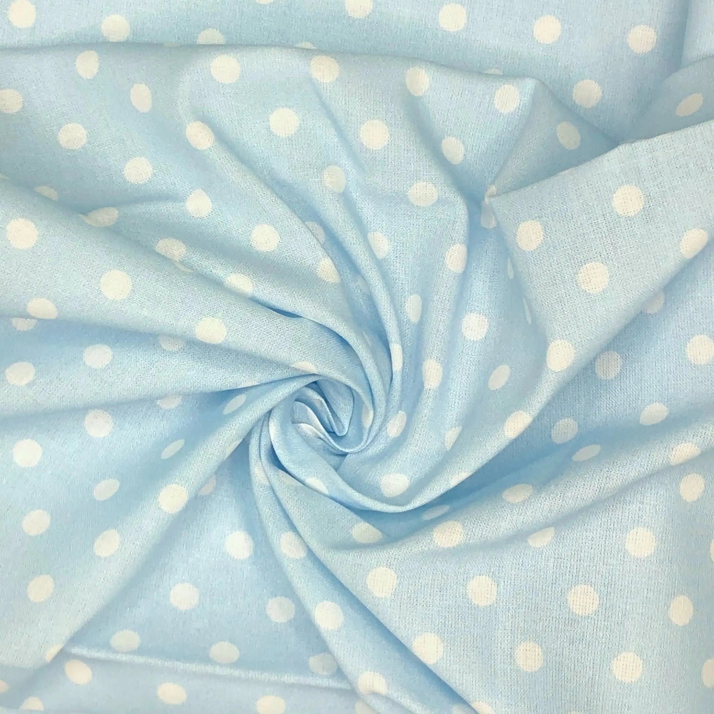 Polka Dot & Sweet Pea Dot Digital Printed 100% Cotton Fabric on Coloured Bases | 150gsm 55" (140cm) Wide | OEKO-TEX® Standard 100 Certified – Sold by the Metre