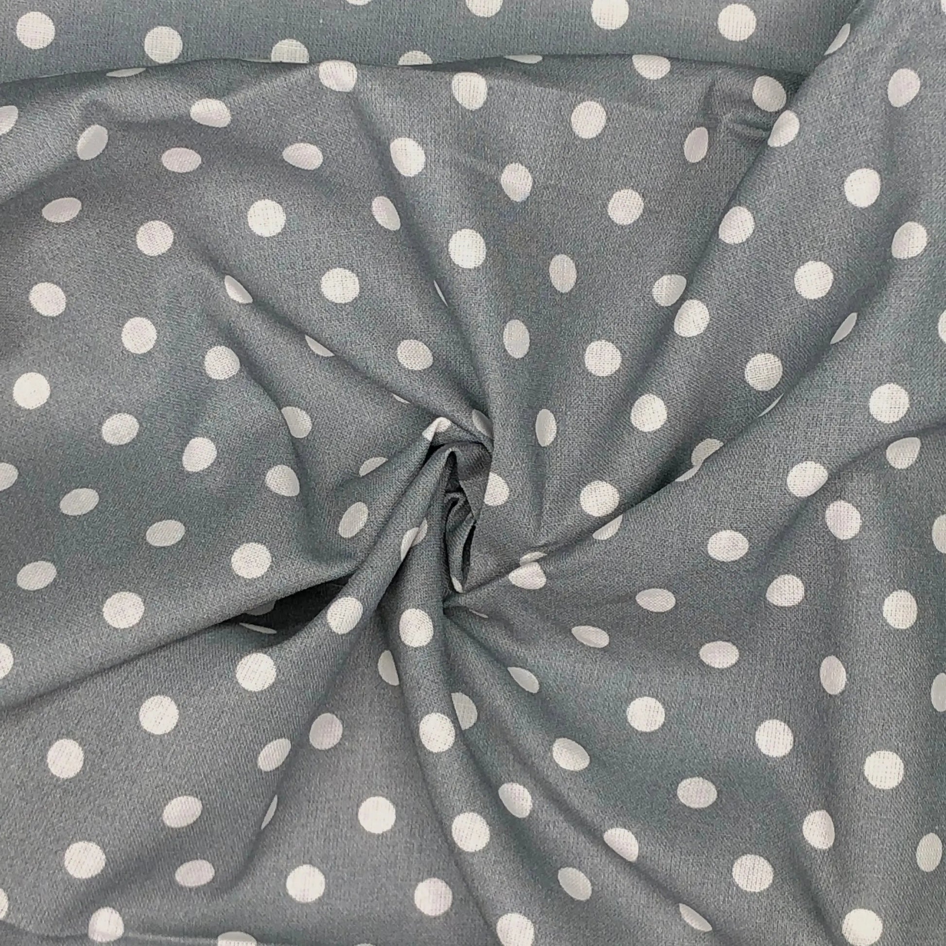 Polka Dot & Sweet Pea Dot Digital Printed 100% Cotton Fabric on Coloured Bases | 150gsm 55" (140cm) Wide | OEKO-TEX® Standard 100 Certified – Sold by the Metre