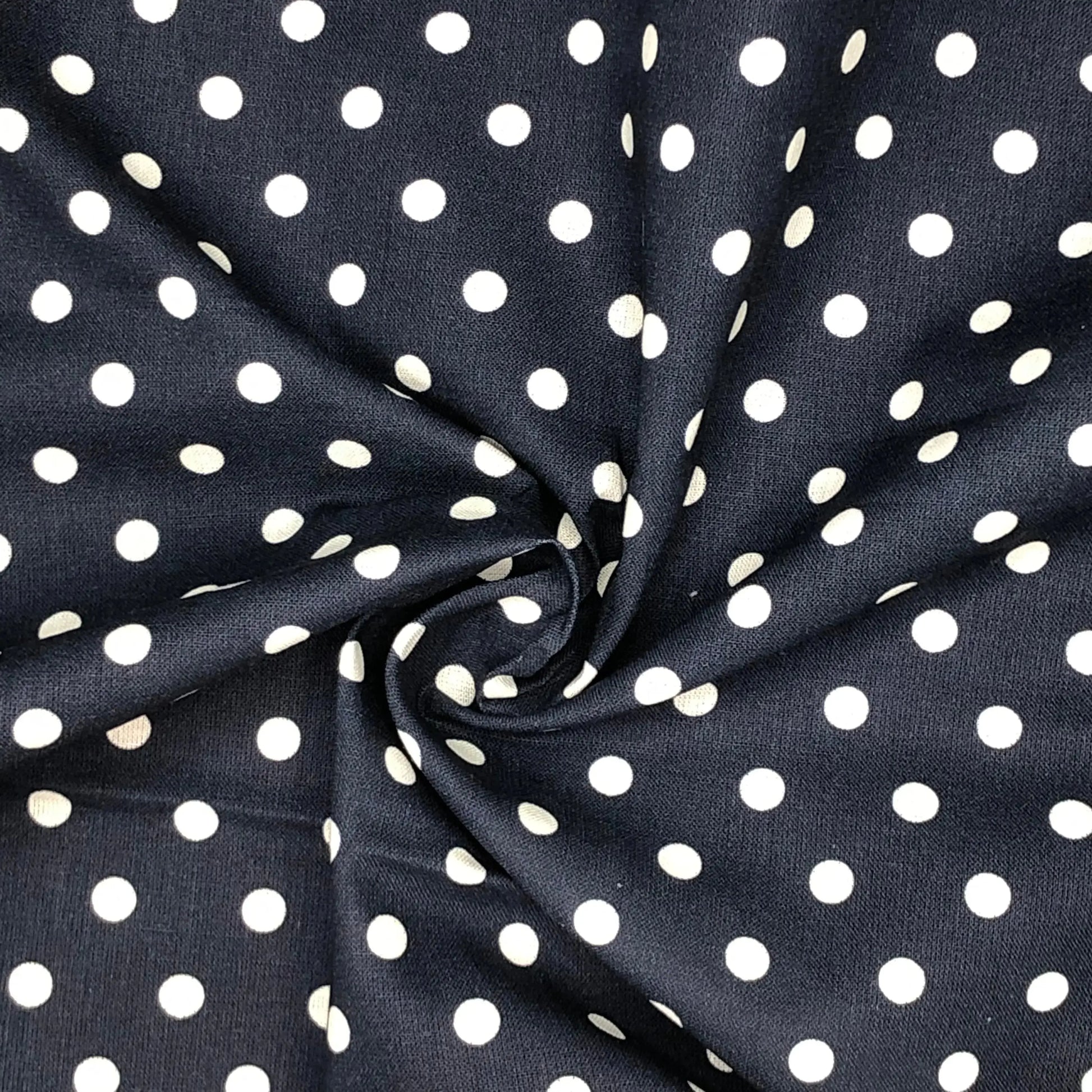 Polka Dot & Sweet Pea Dot Digital Printed 100% Cotton Fabric on Coloured Bases | 150gsm 55" (140cm) Wide | OEKO-TEX® Standard 100 Certified – Sold by the Metre