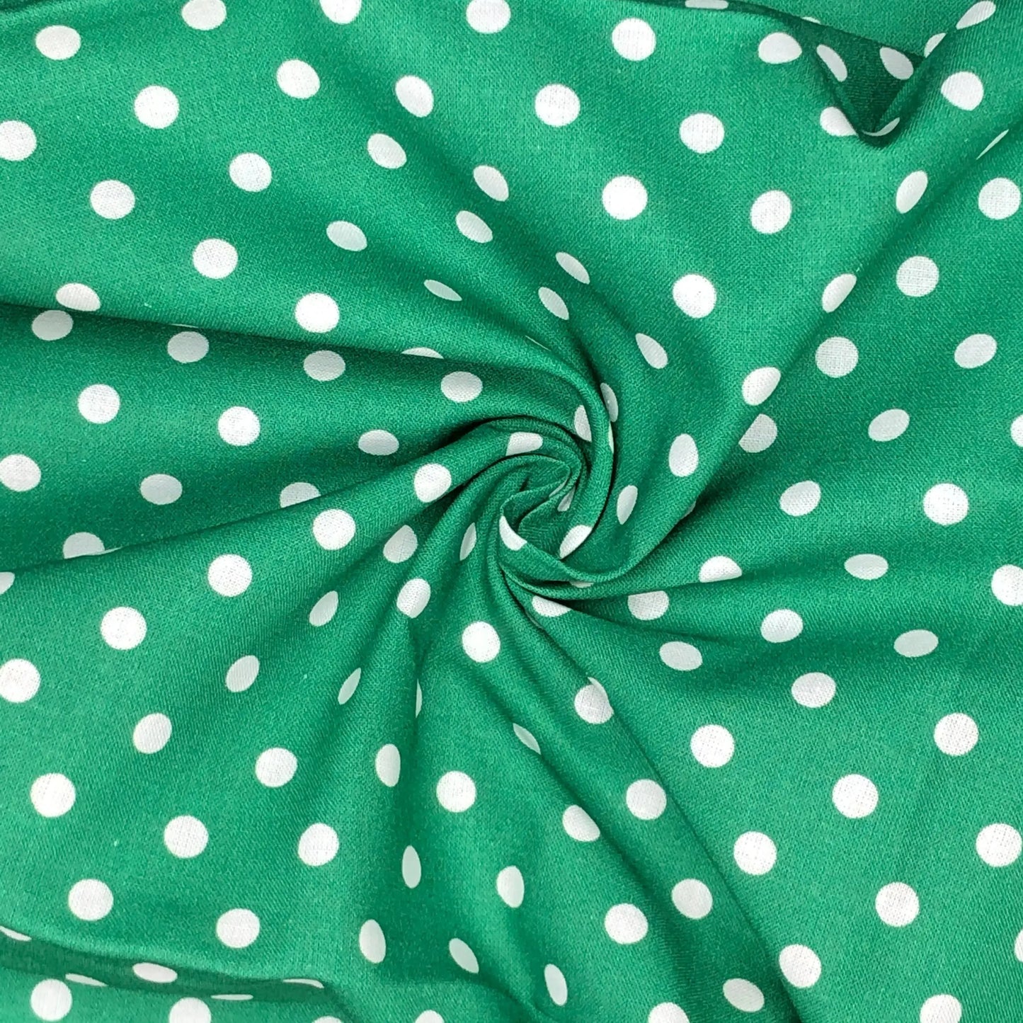 Polka Dot & Sweet Pea Dot Digital Printed 100% Cotton Fabric on Coloured Bases | 150gsm 55" (140cm) Wide | OEKO-TEX® Standard 100 Certified – Sold by the Metre