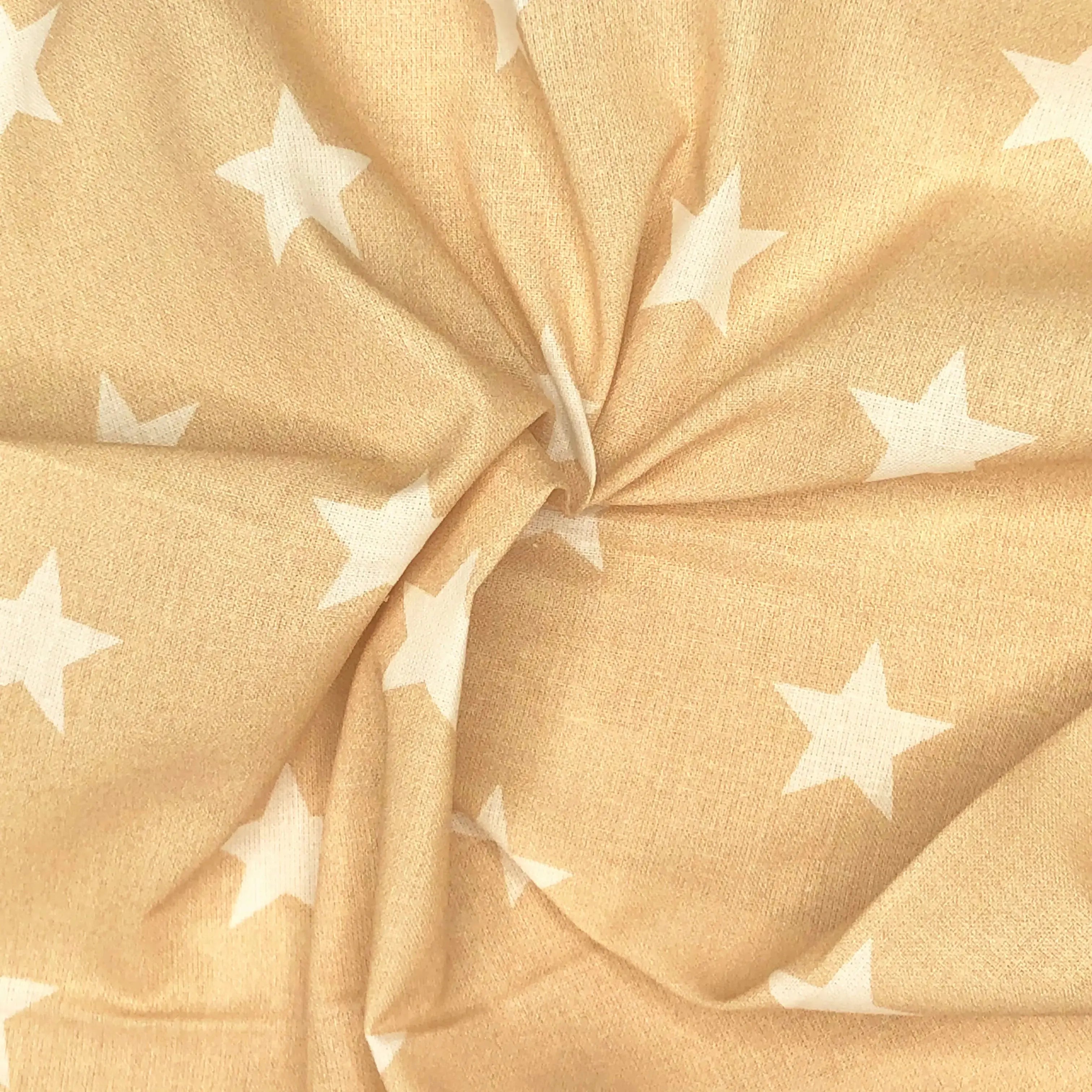 Star Digital Printed 100% Cotton Fabric | Large, Mini & Small Star Designs on White & Colour Bases | 150gsm 55