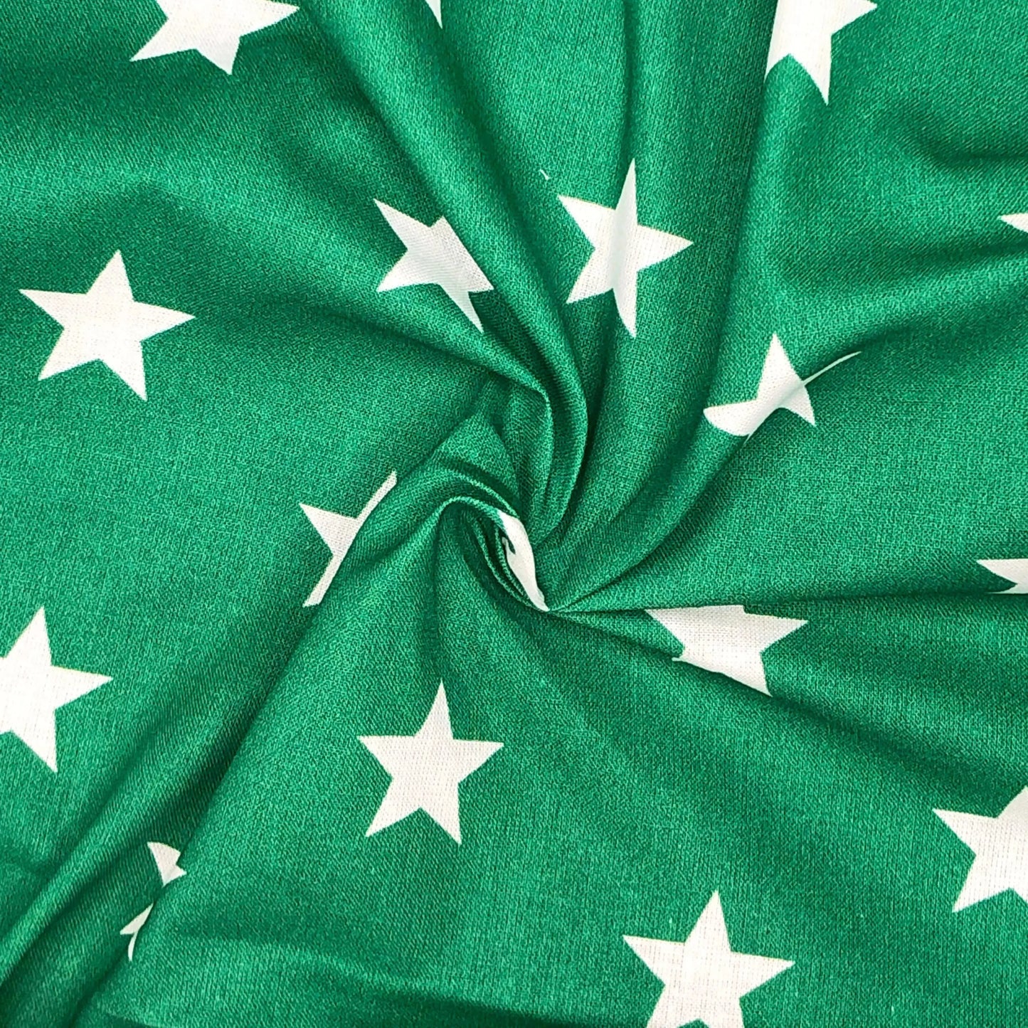 Star Digital Printed 100% Cotton Fabric | Large, Mini & Small Star Designs on White & Colour Bases | 150gsm 55" (140cm) Wide | OEKO-TEX® Standard 100 Certified – Sold by the Metre