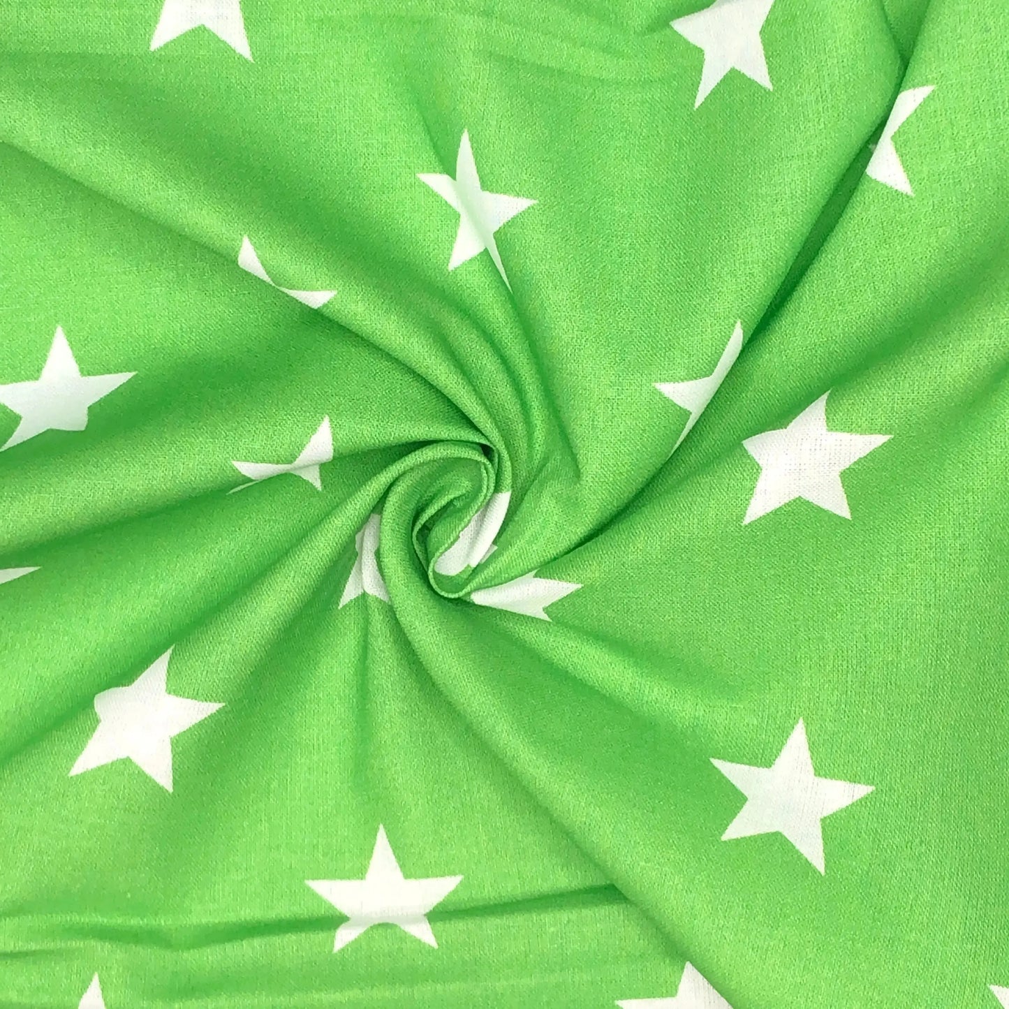 Star Digital Printed 100% Cotton Fabric | Large, Mini & Small Star Designs on White & Colour Bases | 150gsm 55" (140cm) Wide | OEKO-TEX® Standard 100 Certified – Sold by the Metre