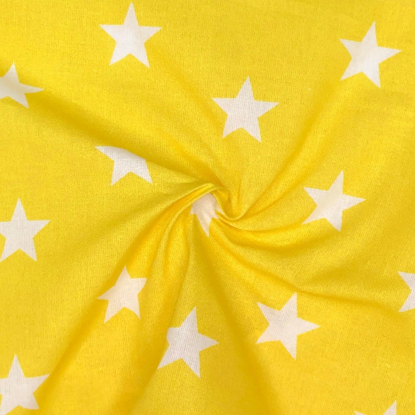 Star Digital Printed 100% Cotton Fabric | Large, Mini & Small Star Designs on White & Colour Bases | 150gsm 55" (140cm) Wide | OEKO-TEX® Standard 100 Certified – Sold by the Metre