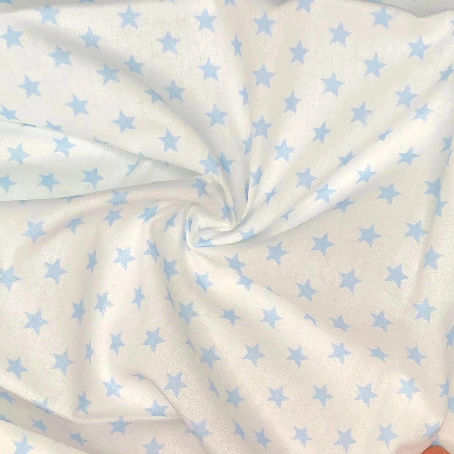 Star Digital Printed 100% Cotton Fabric | Large, Mini & Small Star Designs on White & Colour Bases | 150gsm 55" (140cm) Wide | OEKO-TEX® Standard 100 Certified – Sold by the Metre