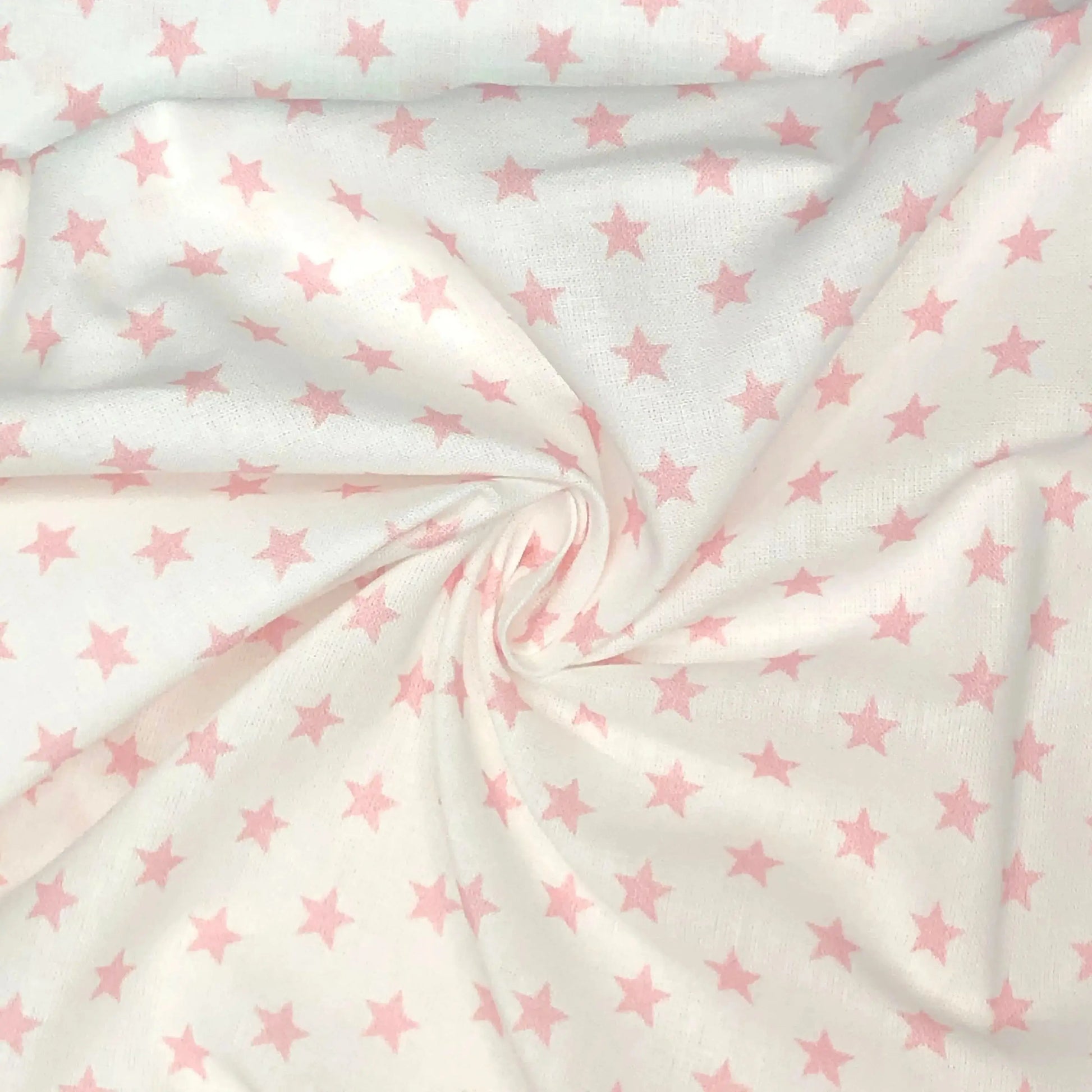 Star Digital Printed 100% Cotton Fabric | Large, Mini & Small Star Designs on White & Colour Bases | 150gsm 55" (140cm) Wide | OEKO-TEX® Standard 100 Certified – Sold by the Metre