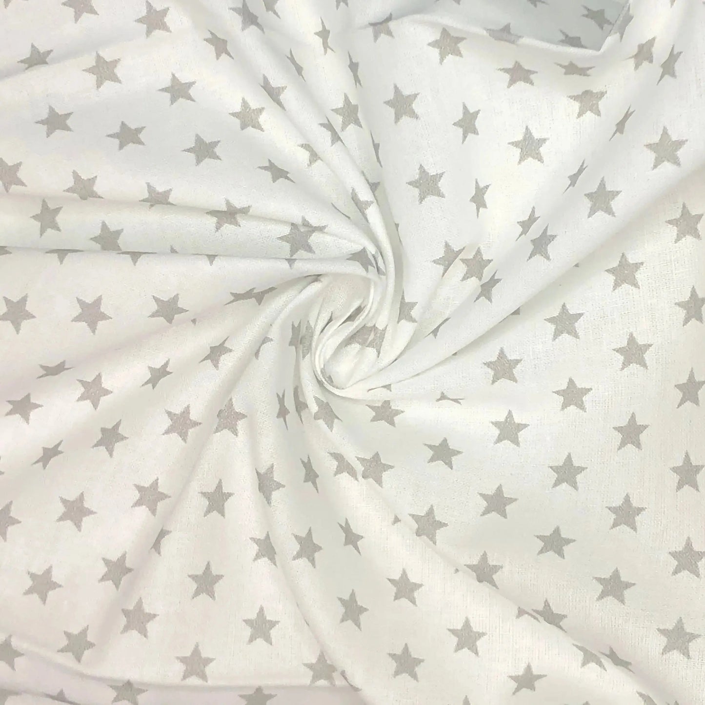 Star Digital Printed 100% Cotton Fabric | Large, Mini & Small Star Designs on White & Colour Bases | 150gsm 55" (140cm) Wide | OEKO-TEX® Standard 100 Certified – Sold by the Metre