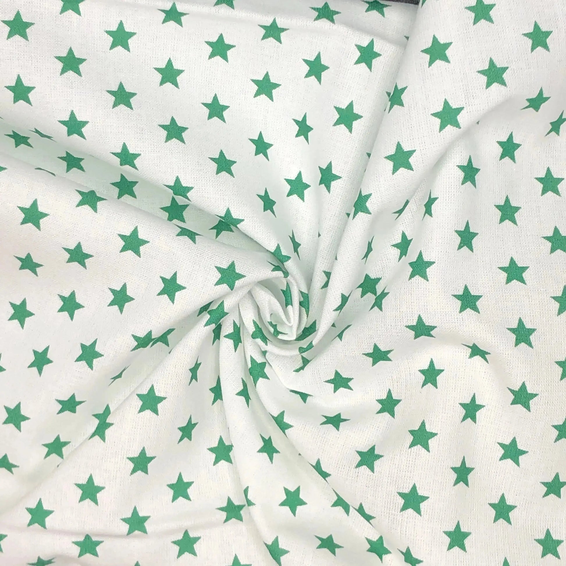 Star Digital Printed 100% Cotton Fabric | Large, Mini & Small Star Designs on White & Colour Bases | 150gsm 55" (140cm) Wide | OEKO-TEX® Standard 100 Certified – Sold by the Metre