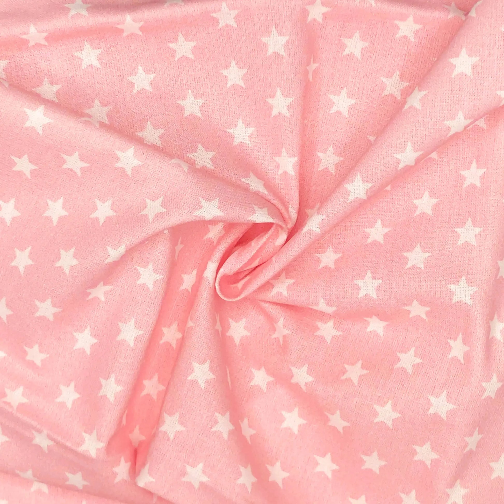 Star Digital Printed 100% Cotton Fabric | Large, Mini & Small Star Designs on White & Colour Bases | 150gsm 55" (140cm) Wide | OEKO-TEX® Standard 100 Certified – Sold by the Metre
