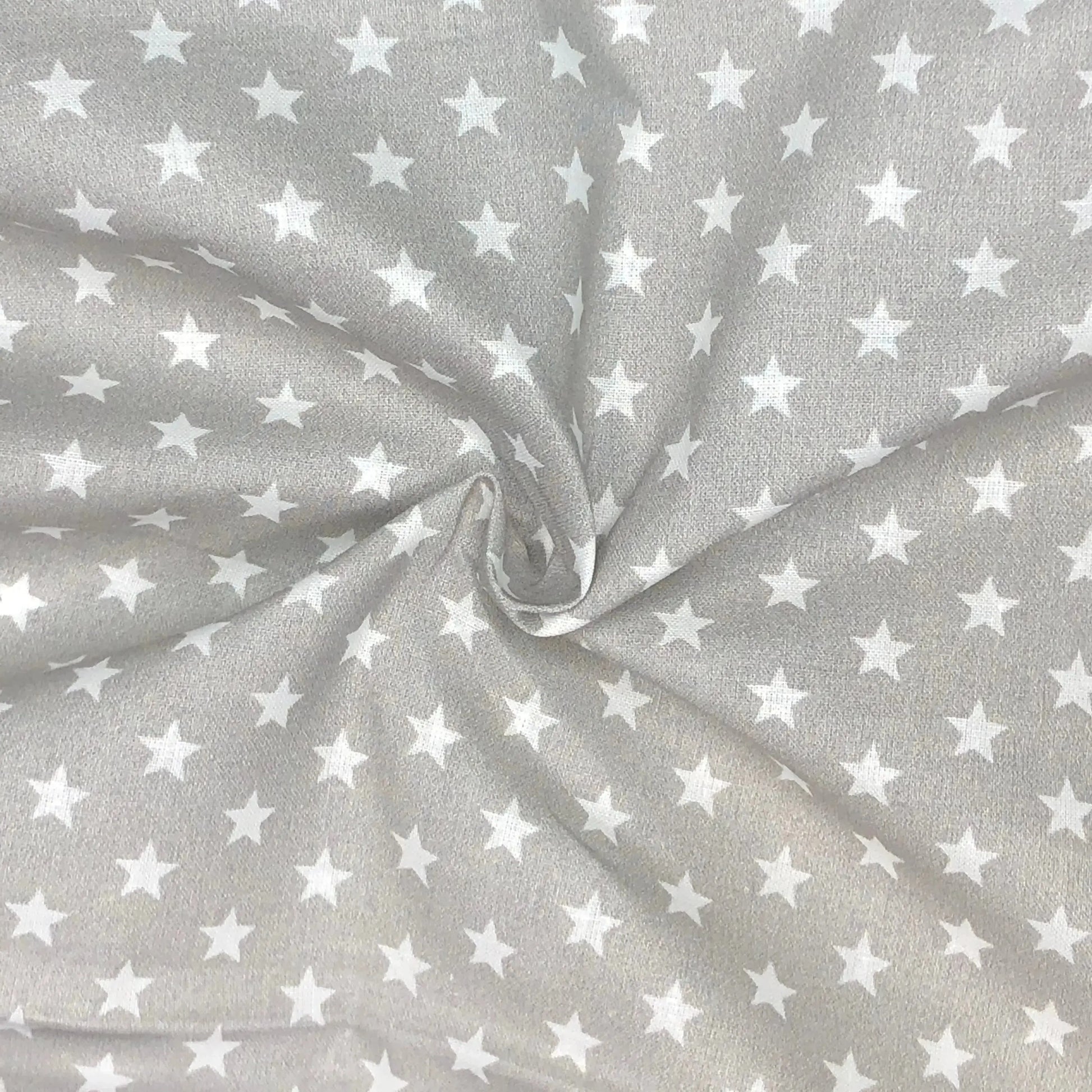 Star Digital Printed 100% Cotton Fabric | Large, Mini & Small Star Designs on White & Colour Bases | 150gsm 55" (140cm) Wide | OEKO-TEX® Standard 100 Certified – Sold by the Metre