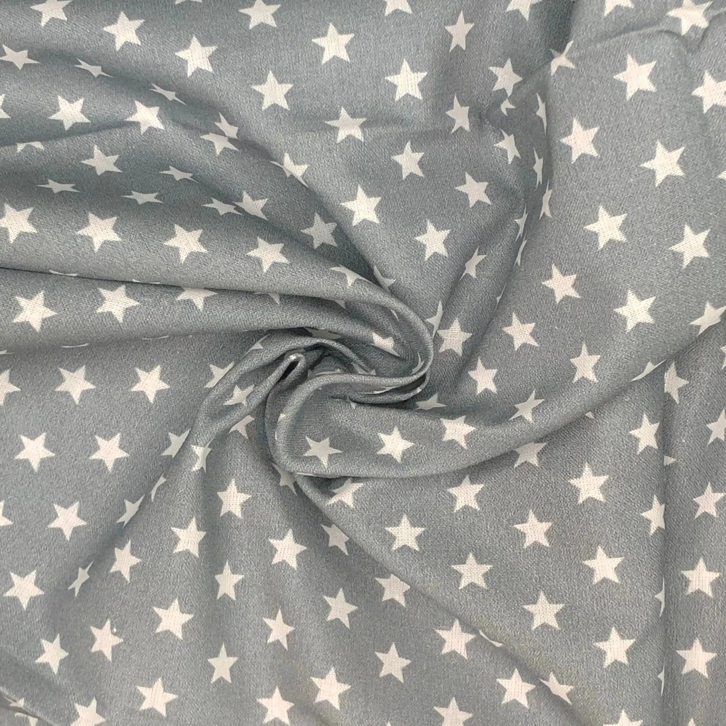 Star Digital Printed 100% Cotton Fabric | Large, Mini & Small Star Designs on White & Colour Bases | 150gsm 55" (140cm) Wide | OEKO-TEX® Standard 100 Certified – Sold by the Metre