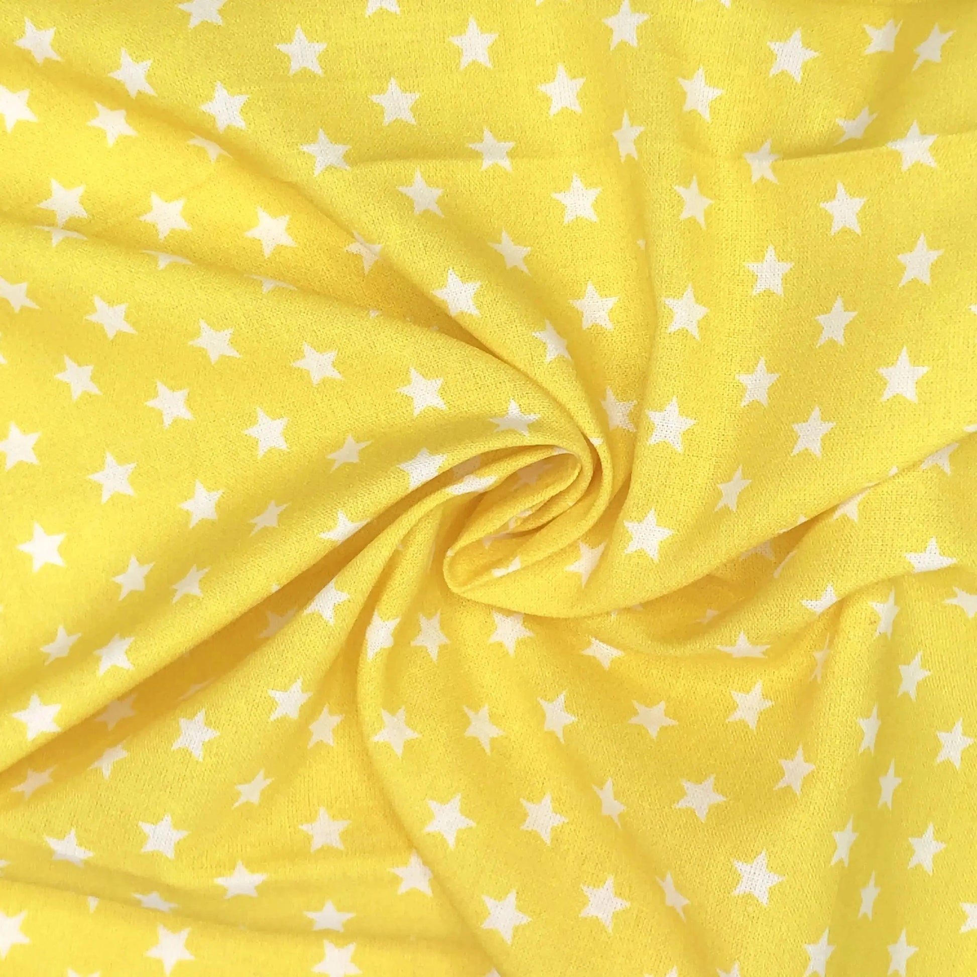Star Digital Printed 100% Cotton Fabric | Large, Mini & Small Star Designs on White & Colour Bases | 150gsm 55" (140cm) Wide | OEKO-TEX® Standard 100 Certified – Sold by the Metre