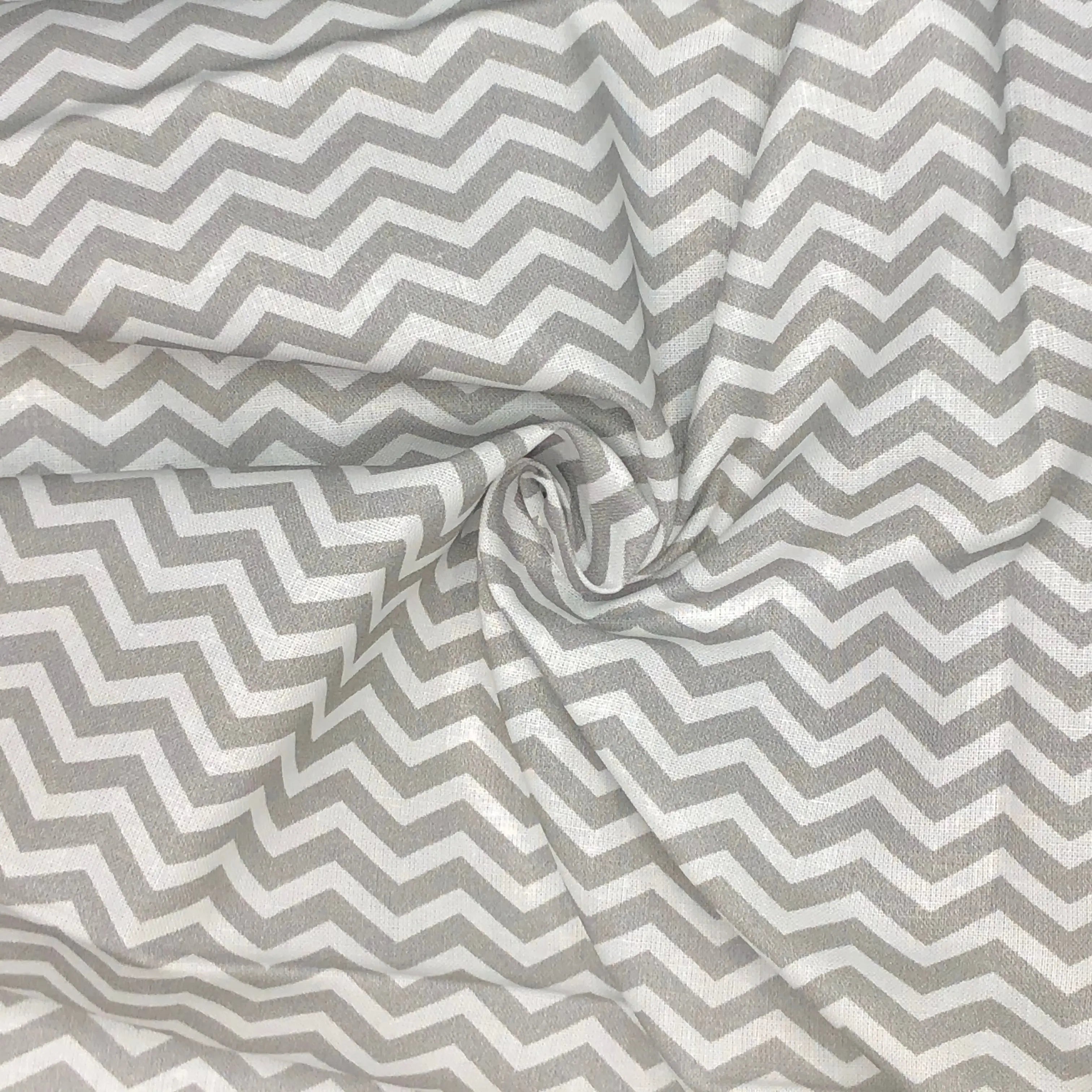 Chevron Digital Printed 100% Cotton Fabric | 150gsm 55