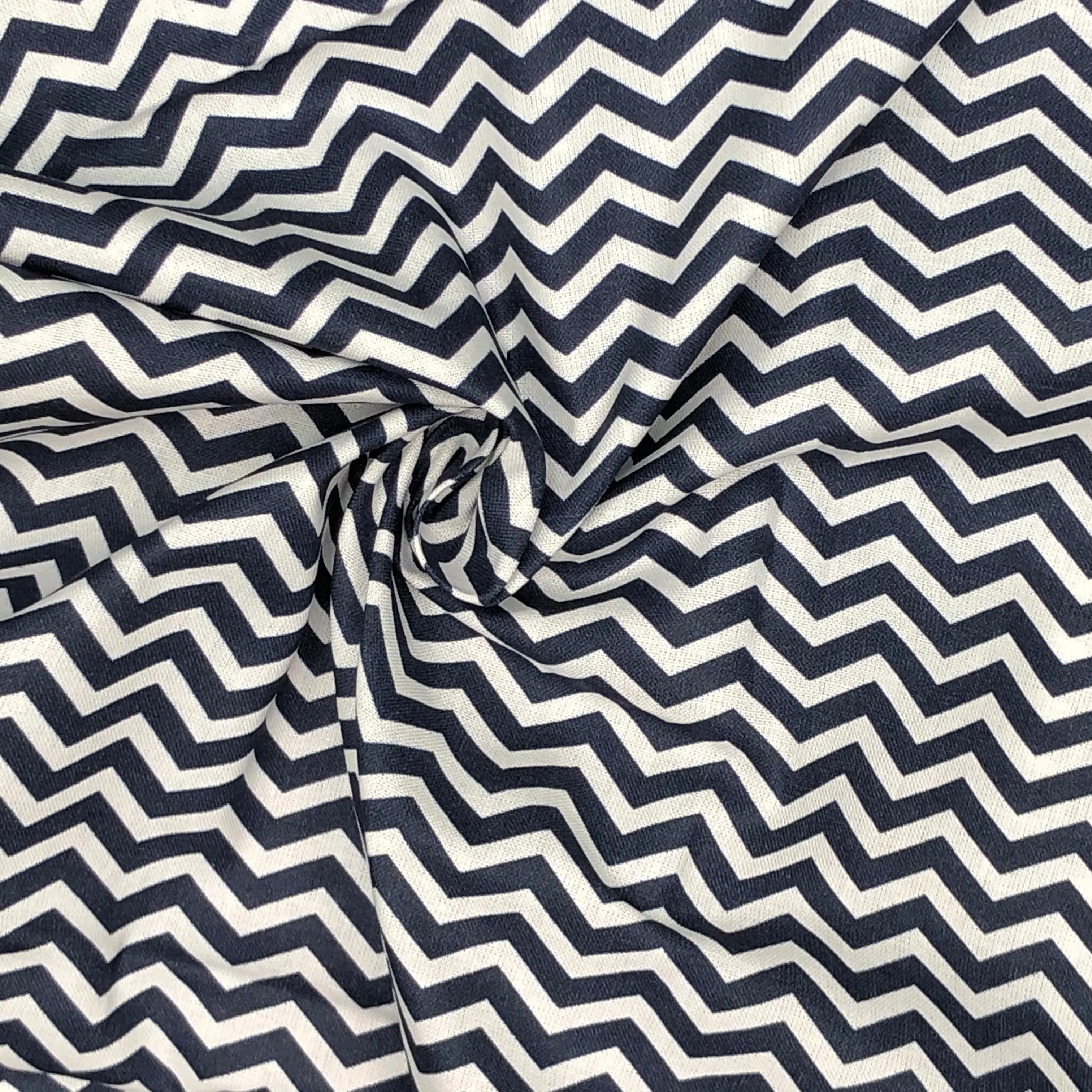 Chevron Digital Printed 100% Cotton Fabric | 150gsm 55