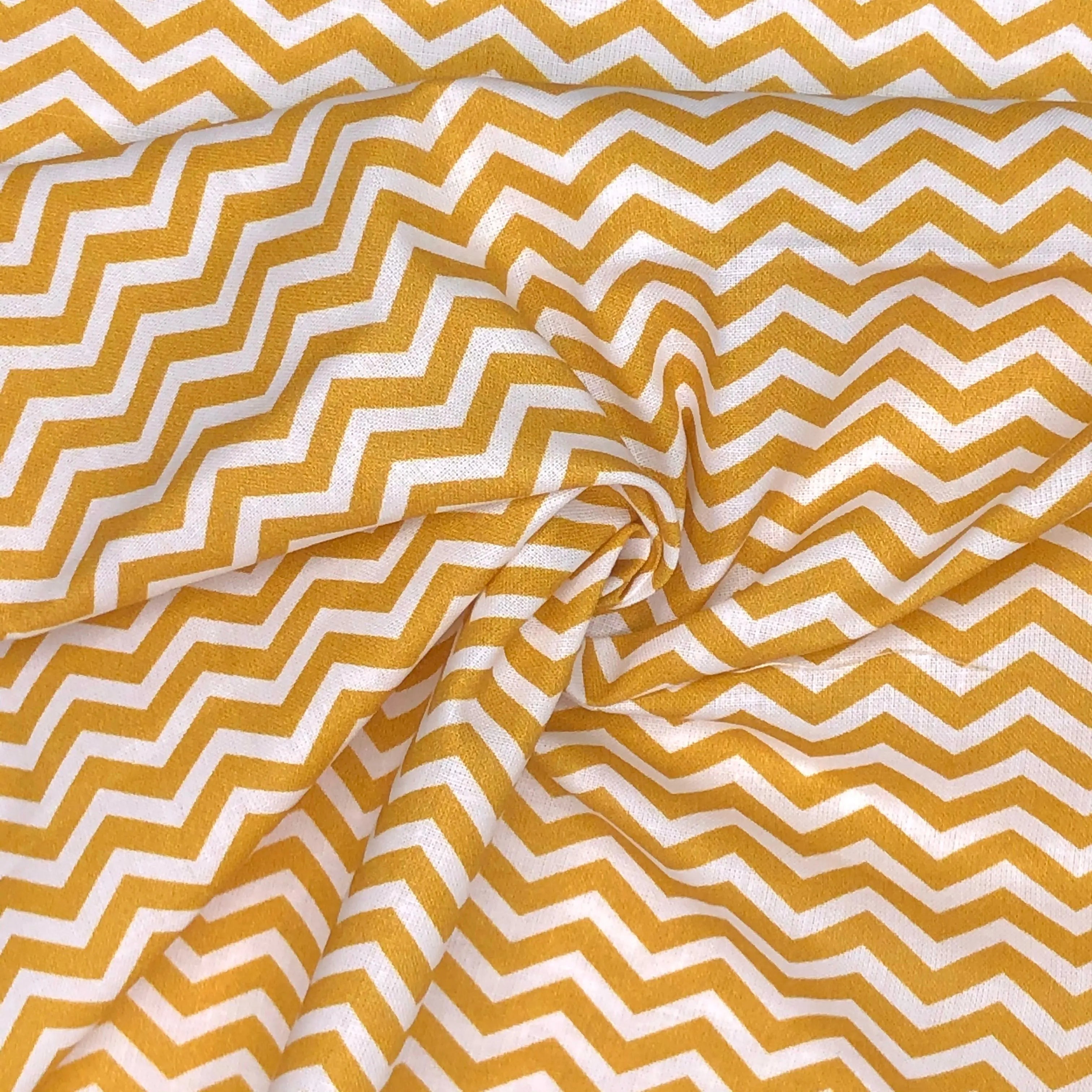 Chevron Digital Printed 100% Cotton Fabric | 150gsm 55